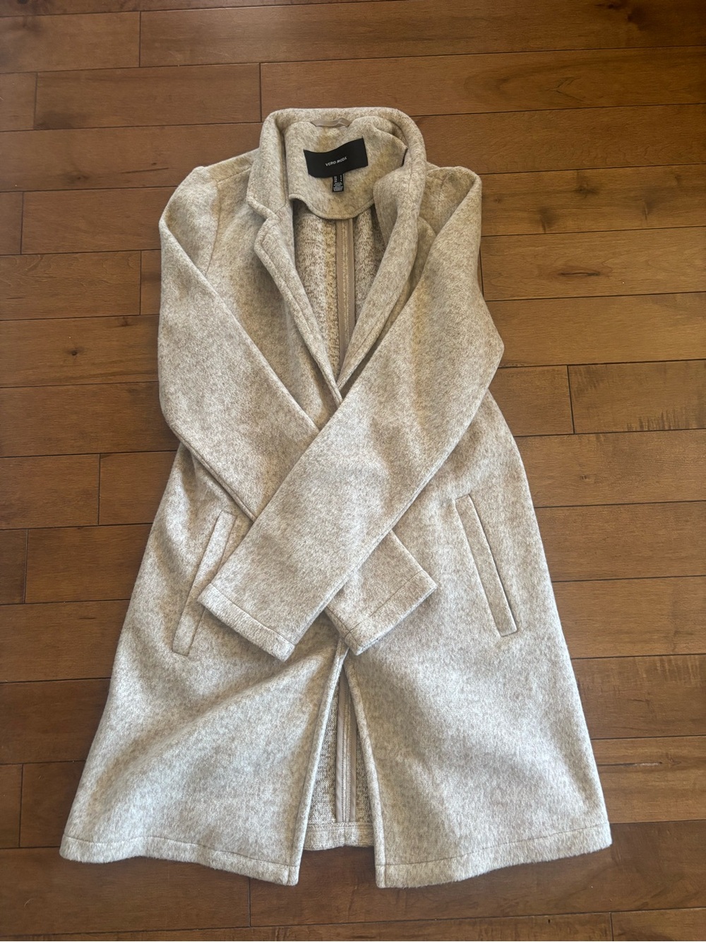 Vero Moda Light Beige Wool-Blend Coat